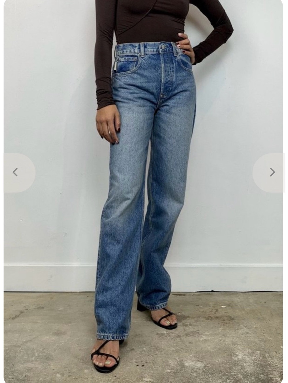 Boyish The Ziggy High Waisted Relaxed Straight Jeans Footloose Size 27